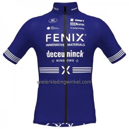 Wielershirt 2023 Fenix-Deceuninck Donkerblauw